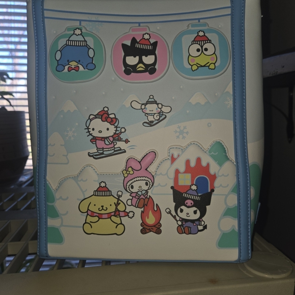 Loungefly Blue and White Character Backpack